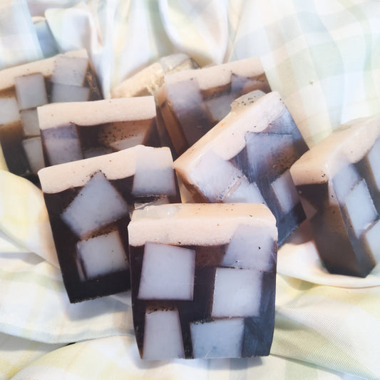 "Iced Coffee" and Cinnamon Exfoliating Soap