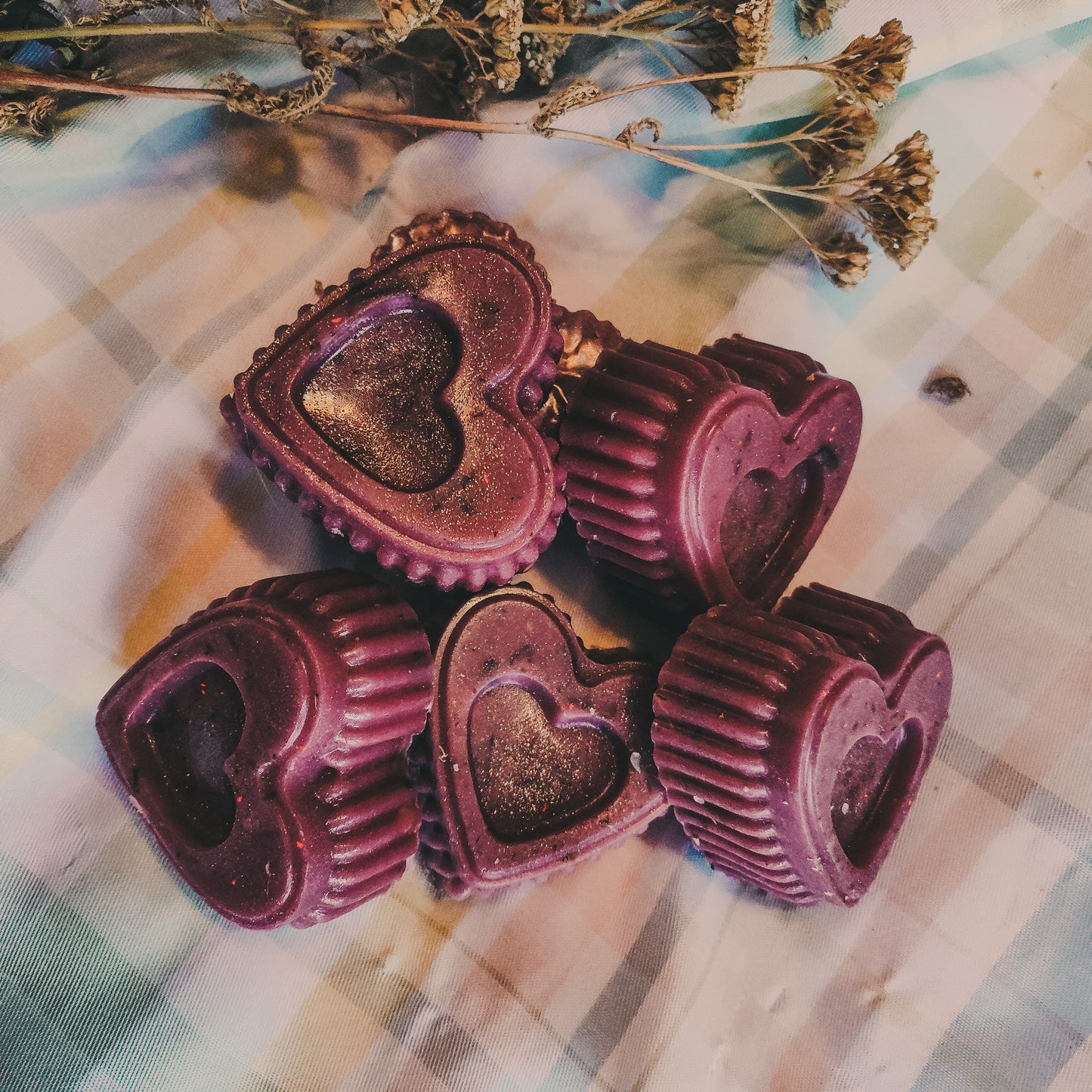 Orange Botanical Love Heart Soap Bar